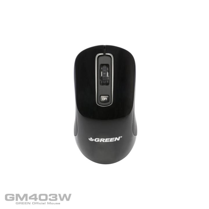 ماوس بی سیم گرین مدل GM403W Green GM403W Wireless Mouse